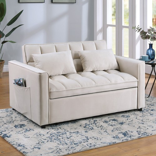 Sleeper sofa bed 1 tufted - in,